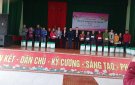Ủy ban MTTQ huyện Nông Cống phối hợp với Công đoàn cơ sở Ngân hàng Chính sách Xã hội tỉnh Thanh Hoá trao tặng 50 xuất quà Tết cho hộ nghèo, gia đình chính sách trên địa bàn xã Minh khôi