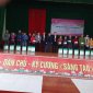 Ủy ban MTTQ huyện Nông Cống phối hợp với Công đoàn cơ sở Ngân hàng Chính sách Xã hội tỉnh Thanh Hoá trao tặng 50 xuất quà Tết cho hộ nghèo, gia đình chính sách trên địa bàn xã Minh khôi